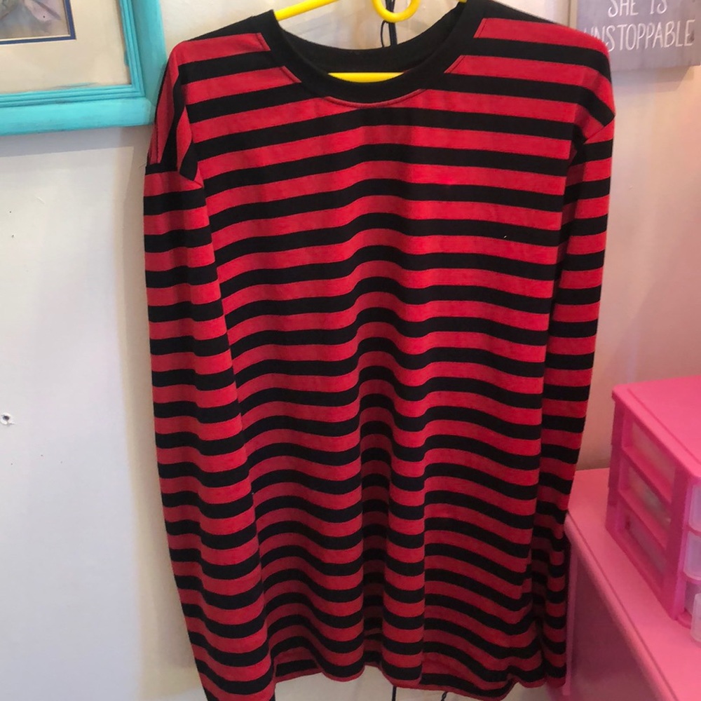 Emo striped shirt
